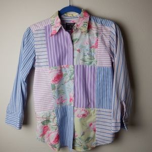 American Living multicolor top, size S